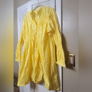 NEW YELLOW Women's dress plus size 2xl